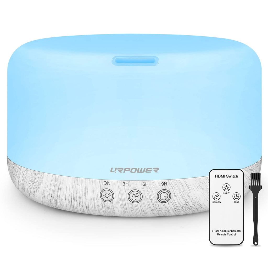 Essential Oil Diffuser — 1000ml, 20-Hour Runtime