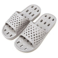 clootess Shower Shoes Slide for Men and Women Holes Bath Slipper Bathroom Sandal Pool Gym College Dorm Non-Slip Grey 42.43