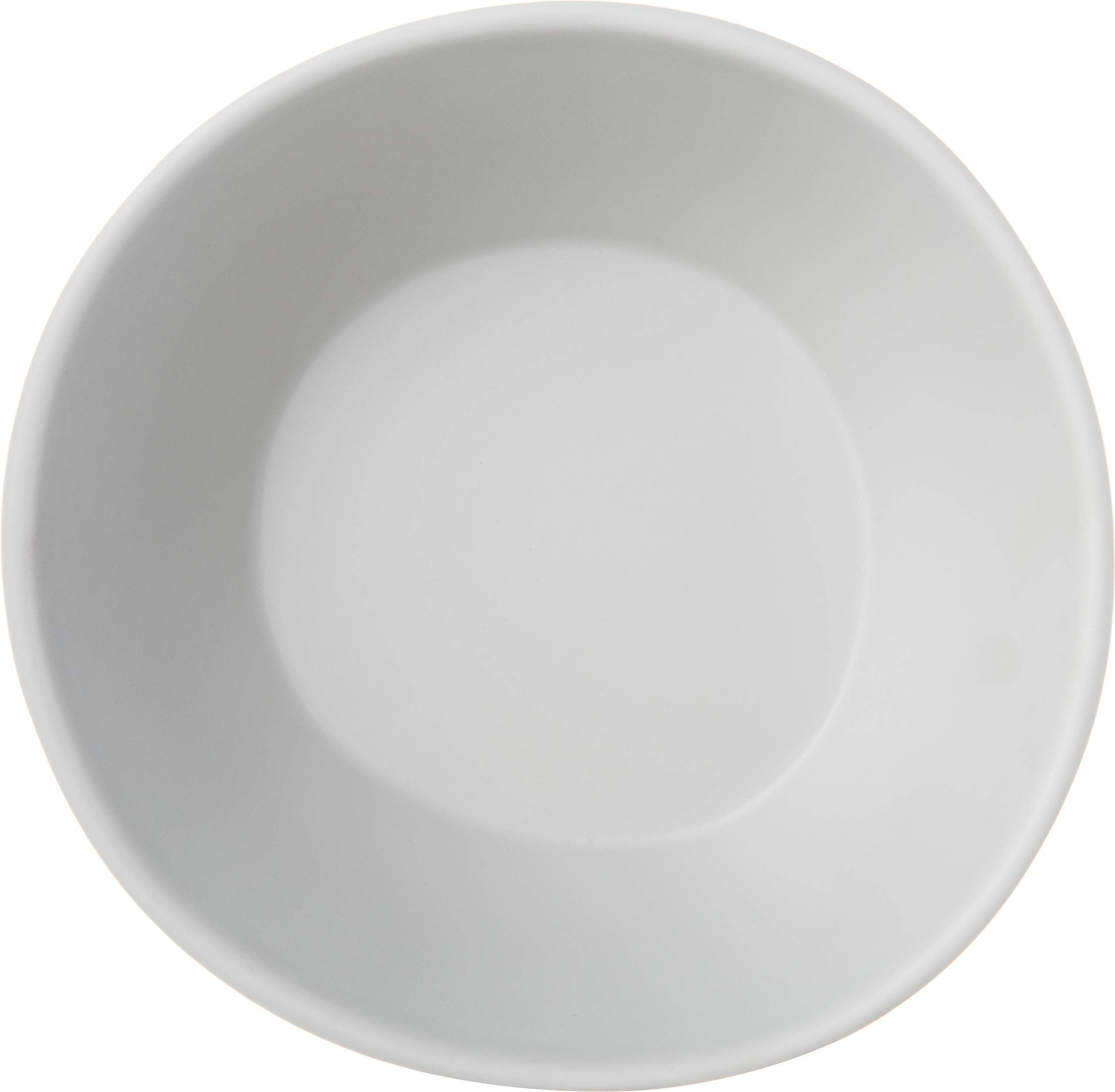 Carlisle FoodService Products Ridge Reusable Plastic Bowl for Home and Restaurant Melamine 52 Ounces Cement (Pack of 12)