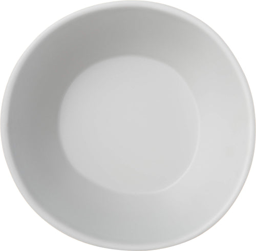 Carlisle FoodService Products Ridge Reusable Plastic Bowl for Home and Restaurant Melamine 52 Ounces Cement (Pack of 12)
